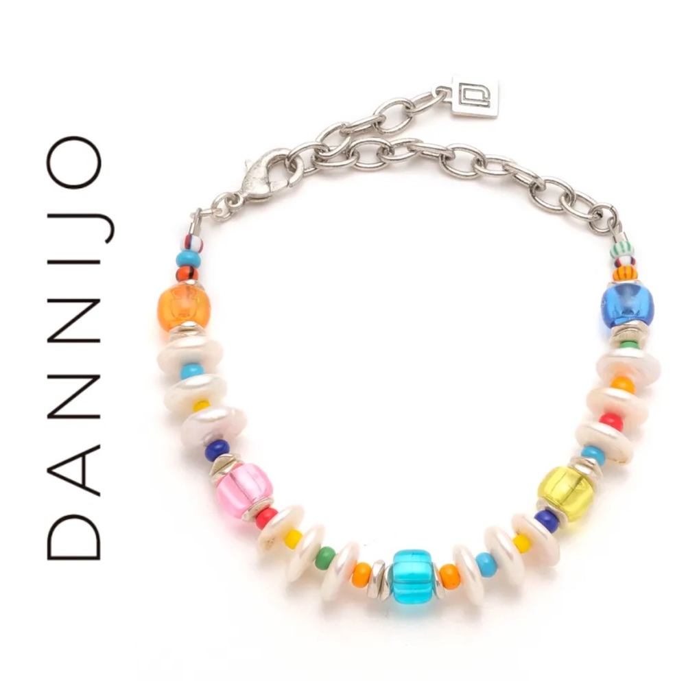 DANNIJO Hendrix Bead and Pearl Bracelet NWT